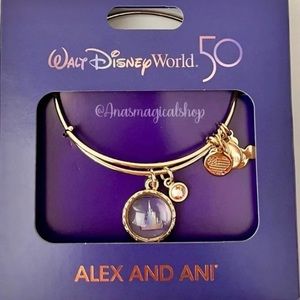 Walt Disney World 50th Anniversary Cinderella Castle Bracelet by Alex and Ani
